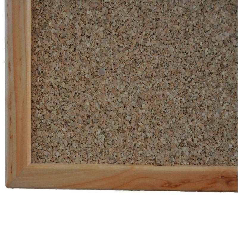 Дошка пробкова з дерев'яною рамкою 120x90 см (tf1224) - фото 3