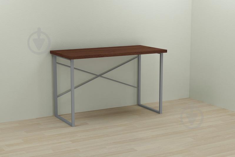 Компьютерный стол Ferrum-decor Дейв 75x100x70 серый ДСП Венге 32мм