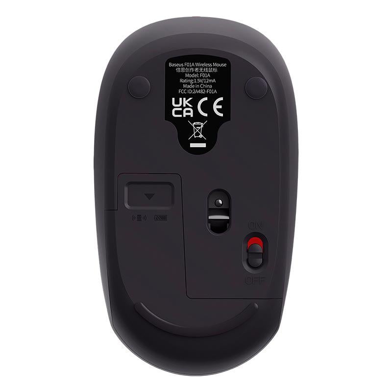 Компьютерная мышка F01A Wireless Mouse Grey - фото 2