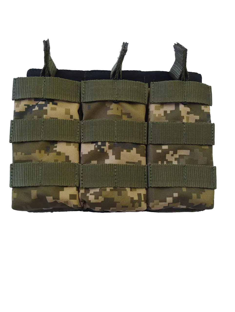 Подсумок М&М для магазинов АК или М16 3 шт. Пиксель (213248)