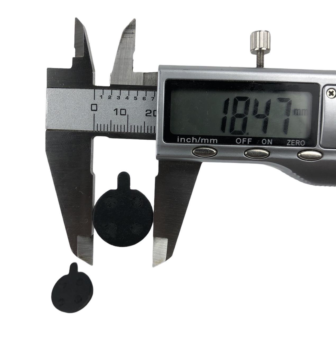 Колодки для электросамоката велосипеда к-3662 круга з хвостиком мала 2 шт. для ZOOM DB xiaomi m365 X- rated