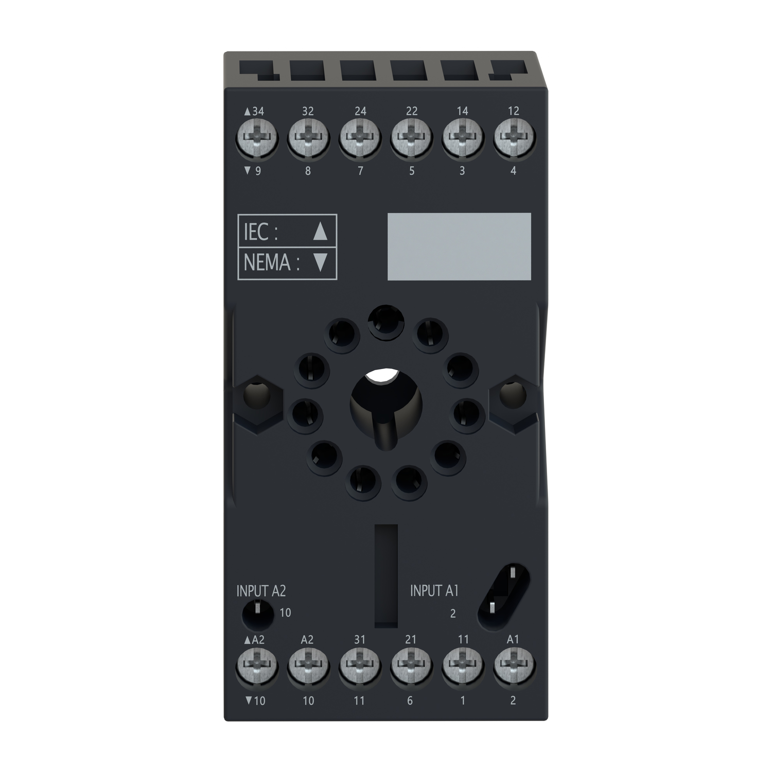 Колодка Schneider Electric Harmony 10A 3к 250V AC RUZ для промежуточного реле (RUZC3M) Колодка Schneider Electric Harmony 10A 3к 250V AC RUZ для промежуточного реле (RUZC3M)