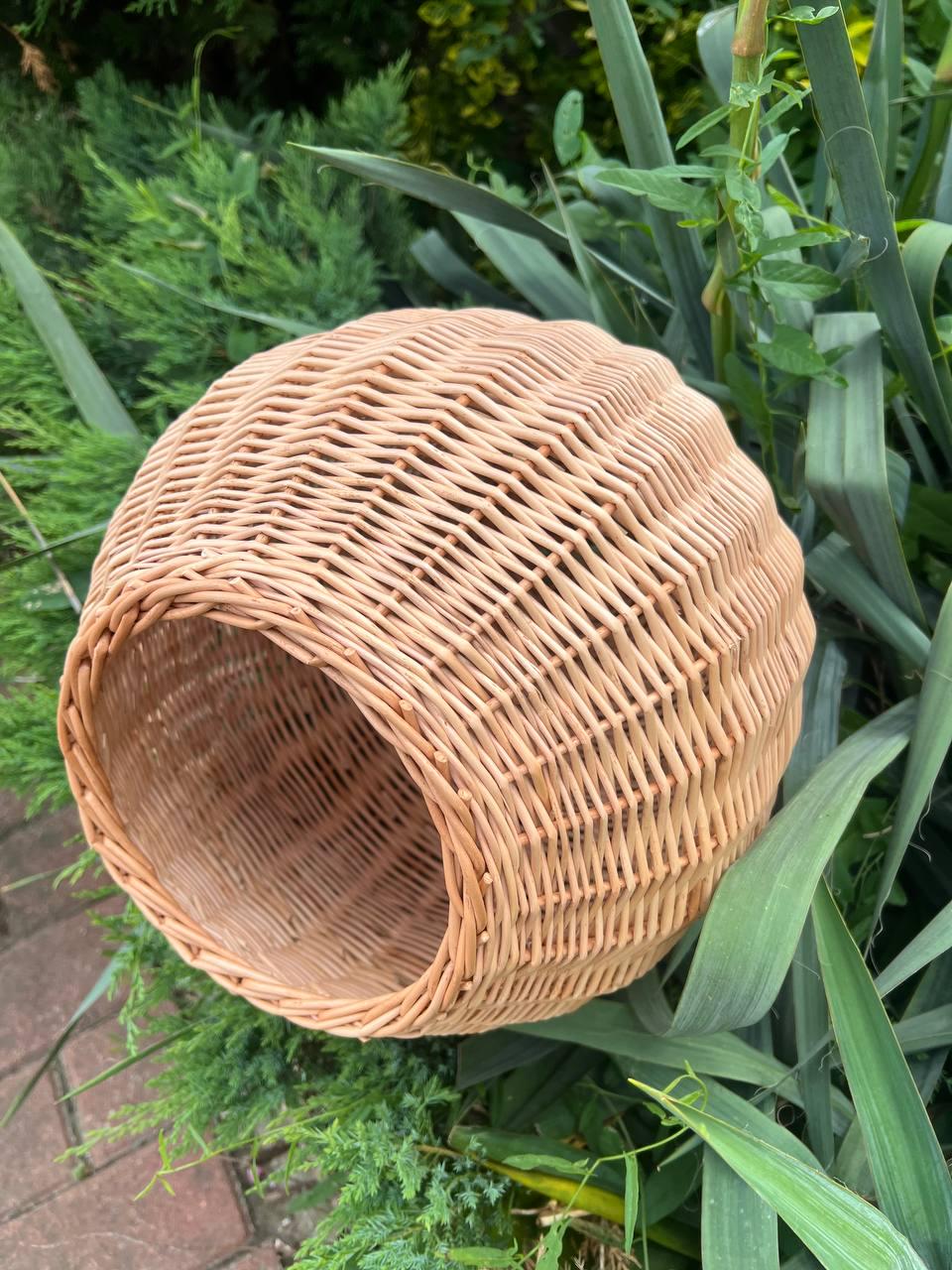 Абажур плетеный из лозы 30х30 см (27271830) - фото 4