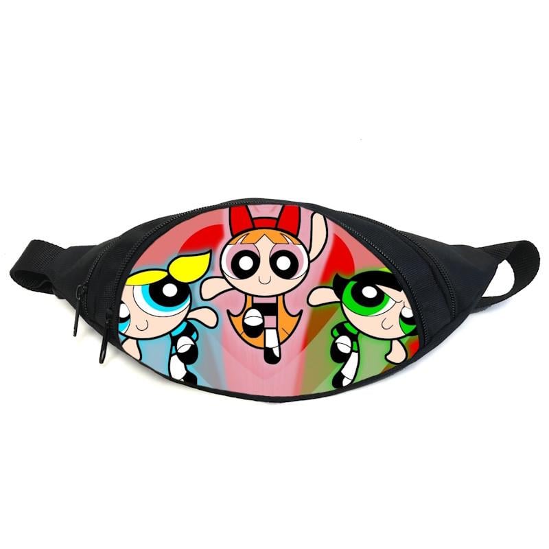 Поясная сумка-бананка Суперкрошки Powerpuff Girls PG-04 Черный (2181713145)