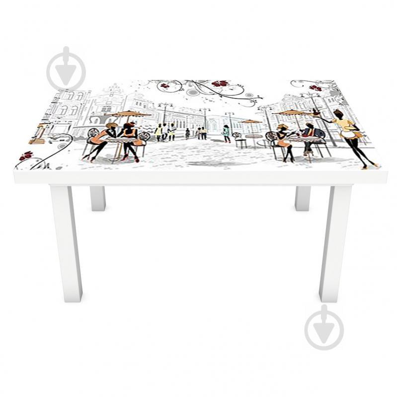 Наклейка на стол Zatarga " Cafe Paris " 600х1200мм (Z180139st) Наклейка на стол Zatarga " Cafe Paris " 600х1200мм (Z180139st)