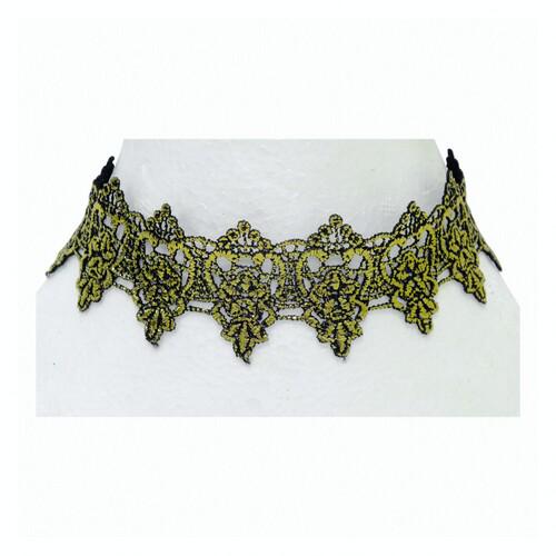 Чокер Кружево ажурный двухсторонний Seta Decor 17-515GL