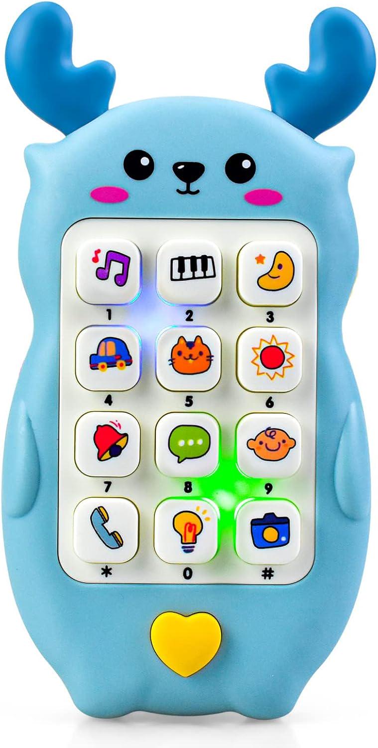 Детская музыкальная игрушка Телефон Deer Blue (19483270)