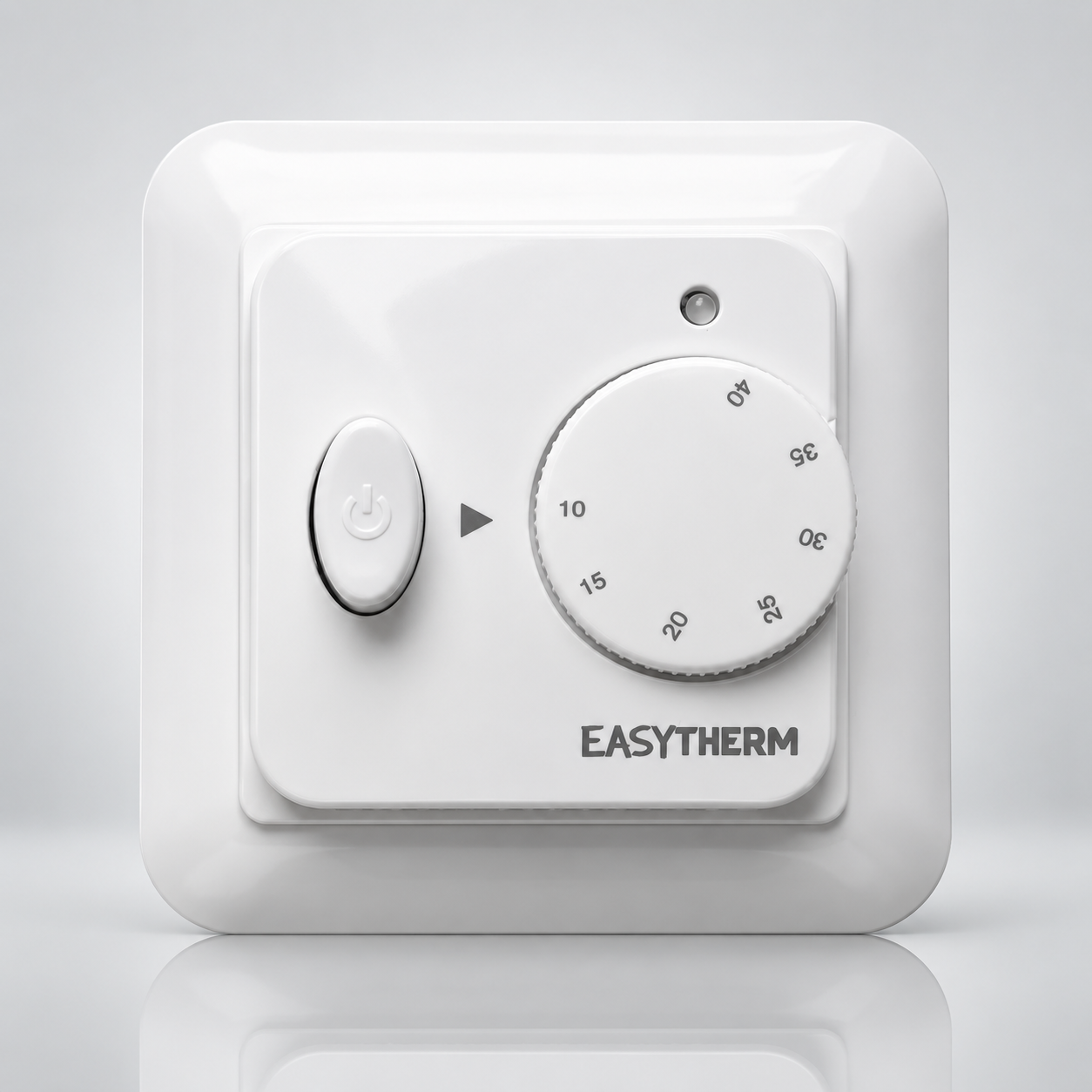 Терморегулятор механический Easytherm Easy Mech для кабеля/нагревательного мата и пленки 16 А датчик в комплекте