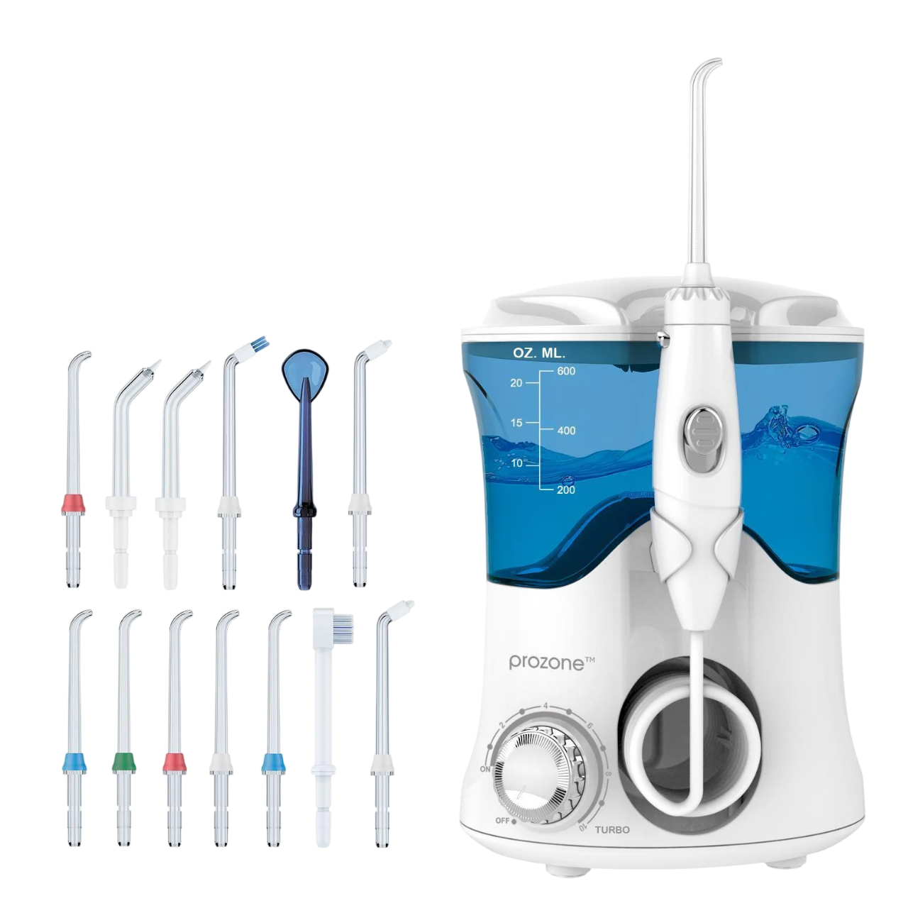 Ирригатор полости рта ProZone X65 Expert 13 насадок White (4701)