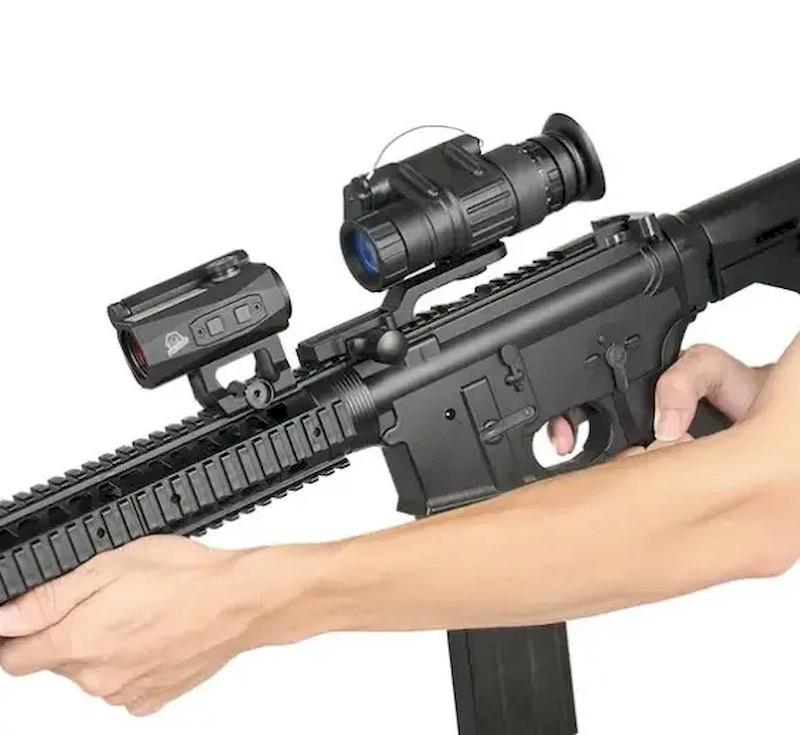 Прилад нічного бачення PVS-14 Night Vision HK27-0008 ПНБ з функцією зуму до x3 - фото 4