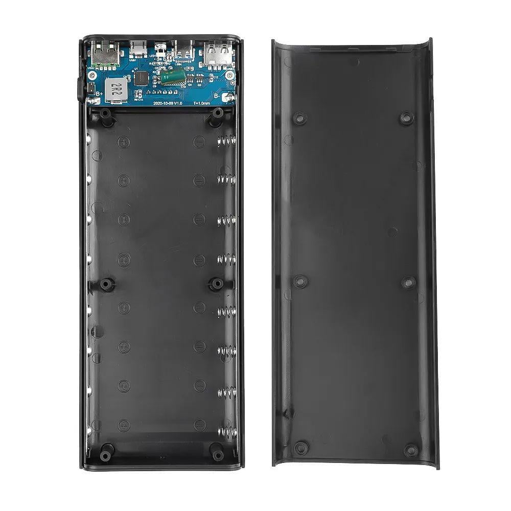 Корпус повербанка 8х18650 22,5W Power Delivery Черный (ТТ-7)