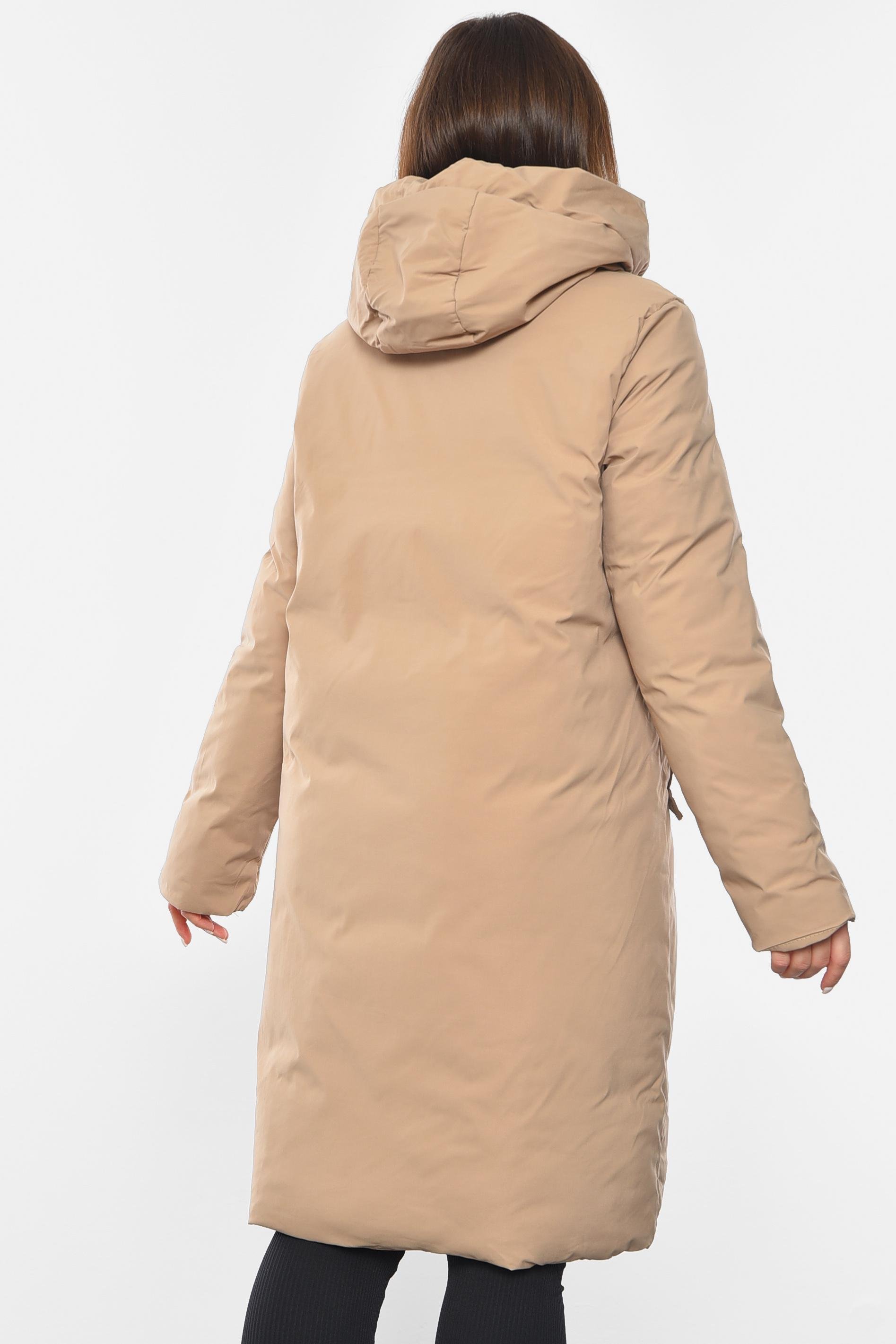 Куртка жіноча зимова 3XL Бежевий (193556) - фото 3 Куртка жіноча зимова 3XL Бежевий (193556) - фото 3