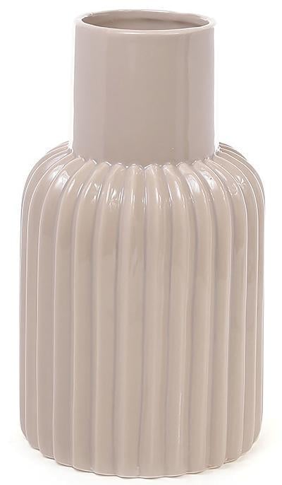 Керамічна ваза Stone Flower 24 см Кава з молоком (BD-720-013)