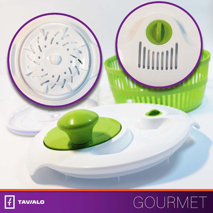 Сушарка Vialex для салату з кришкою 2,6 л (193.300.001) - фото 3 Сушарка Vialex для салату з кришкою 2,6 л (193.300.001) - фото 3