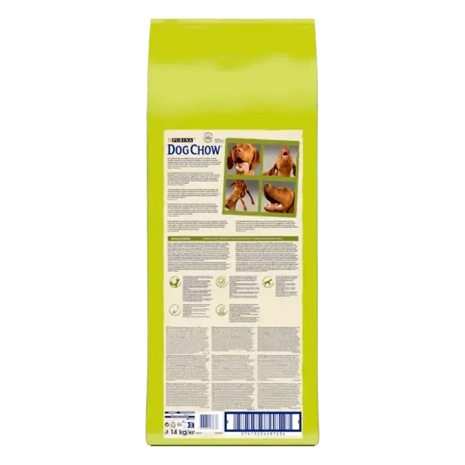 Корм сухий повнораціонний для дорослих собак віком від 1 до 5 років Dog Chow з ягням 14 кг - фото 3 Корм сухий повнораціонний для дорослих собак віком від 1 до 5 років Dog Chow з ягням 14 кг - фото 3