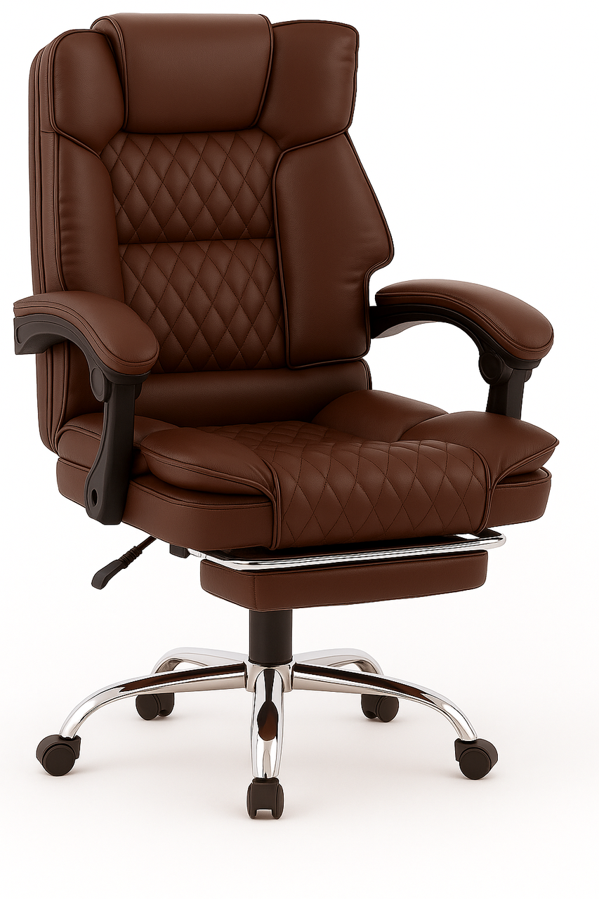 Кресло офисное Diego Comfort Pro Коричневый (30291881)