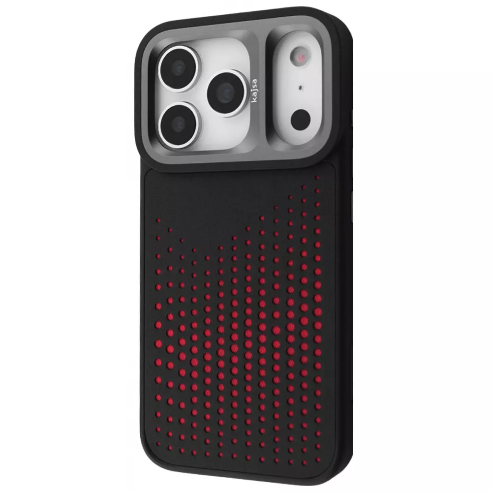 Чехол для iPhone 17 Pro Max Kajsa Circle с магнитным кольцом Черный (32534346)