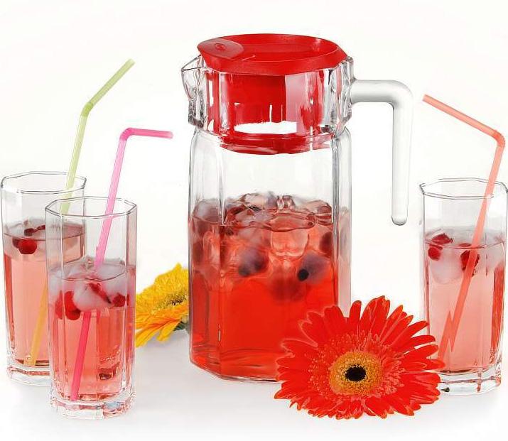 Набор Kosem кувшин 1235 мл и 6 стаканов 265 мл (PB-97415)