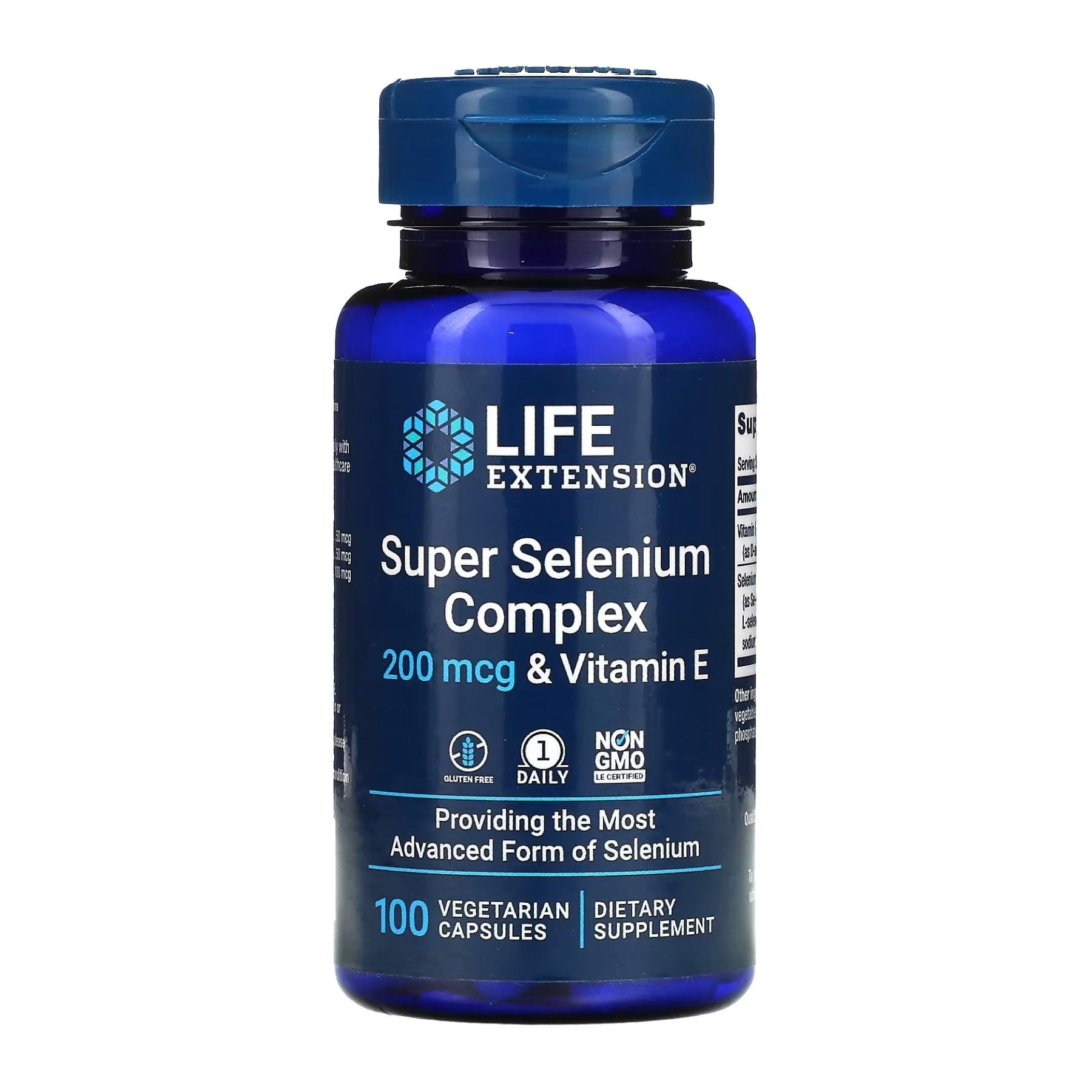 Натуральная добавка Super Selenium Complex 200 mcg 100 vcaps (2022-10-1916)