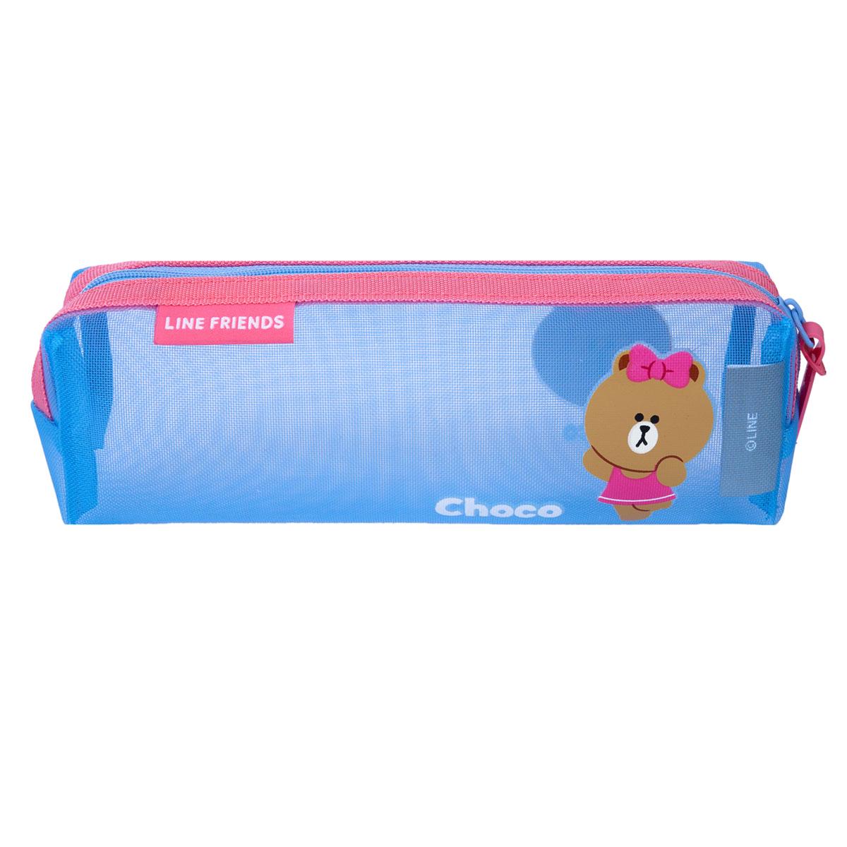 Пенал шкільний м'який YES PH-34 Line Friends Pretty Choco