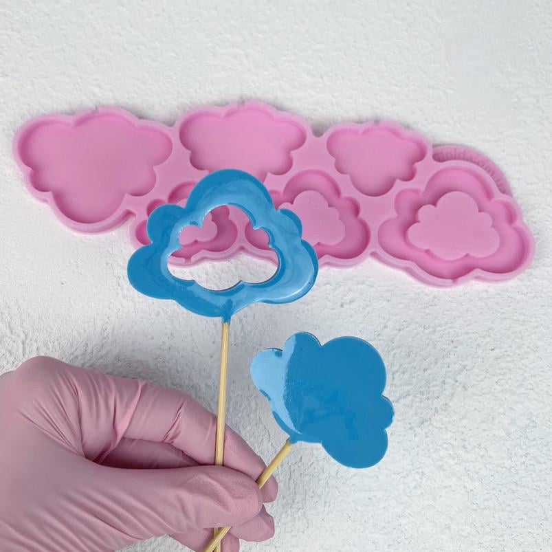 Молд силиконовый Леденцы облачка 2 (9044) Молд силиконовый Леденцы облачка 2 (9044)