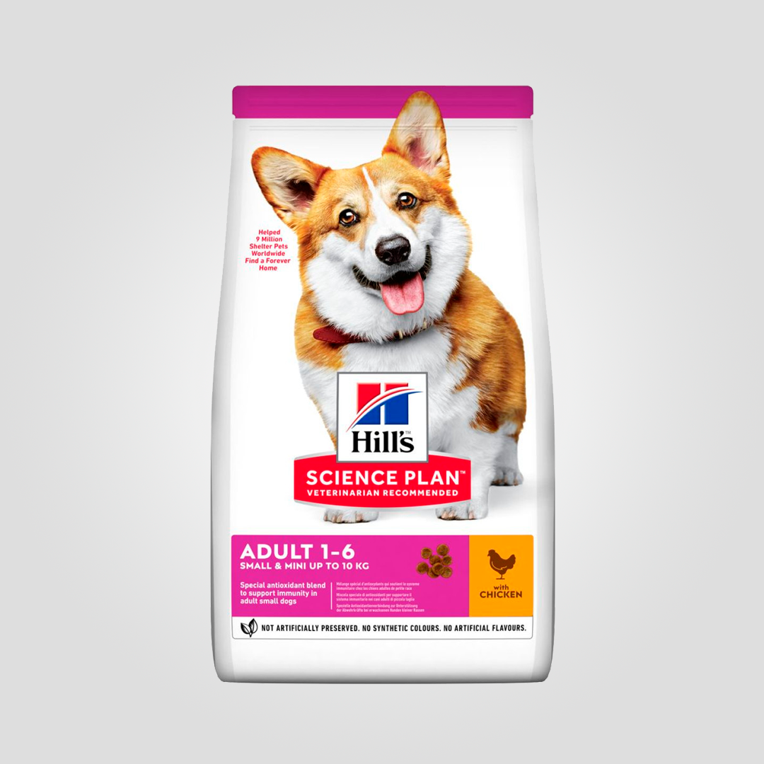 Корм сухой Hill's Science Plan Canine Small&Mini для собак мелких пород с курицей 1,5 кг (2217735039)