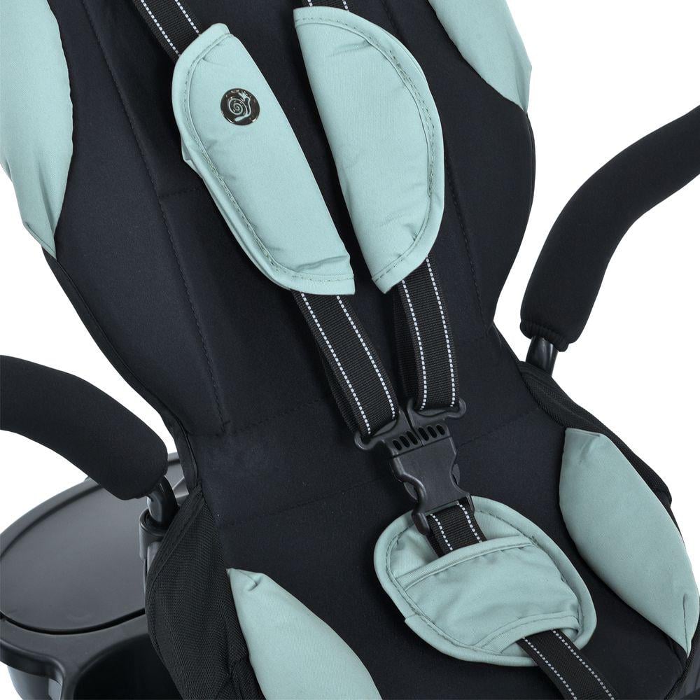 Велосипед триколісний Turbo Trike MT 1001-1 з батьківською ручкою і поворотним сидінням Зелений - фото 16