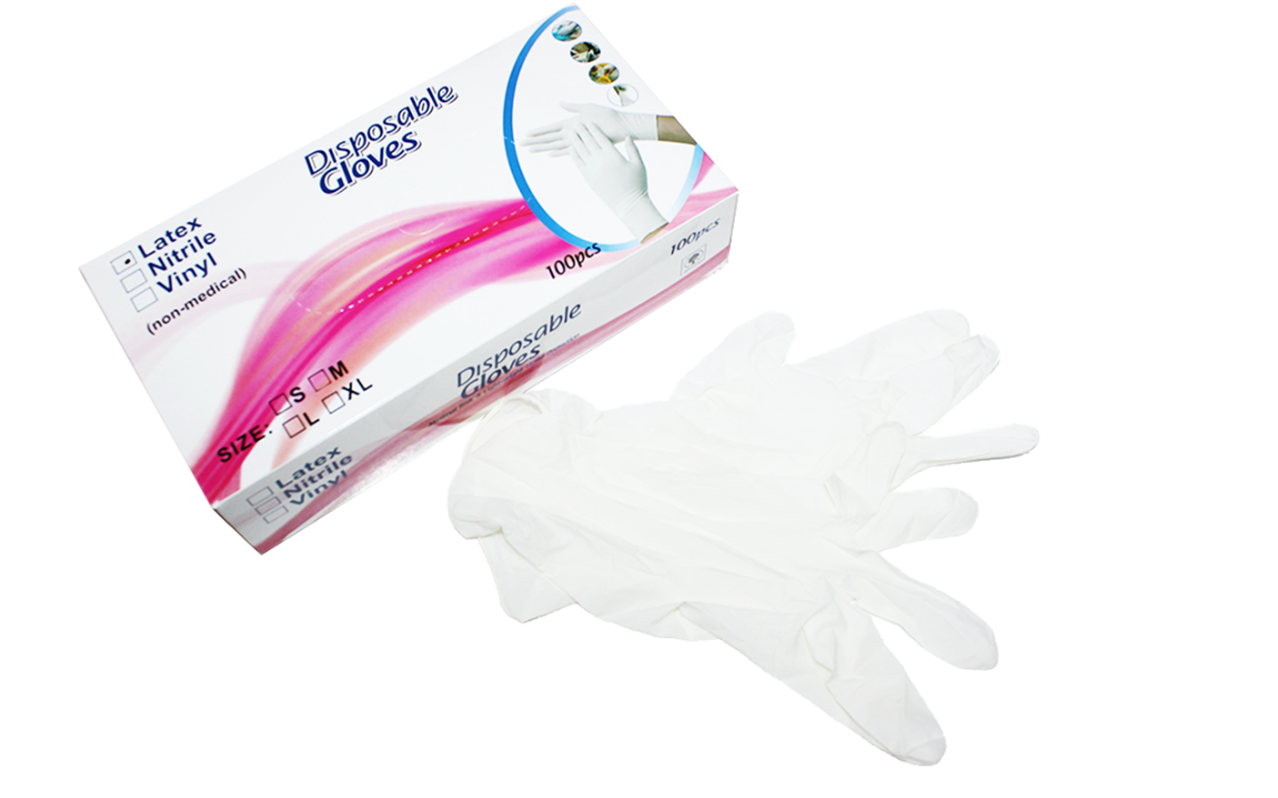 Перчатки латексные медицинские S 50 пар 100 шт.