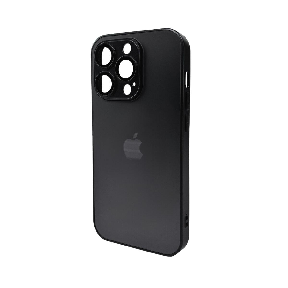 Протиударний чохол для Apple iPhone 14 Pro AG Glass Matt Frame Color / Graphite Black