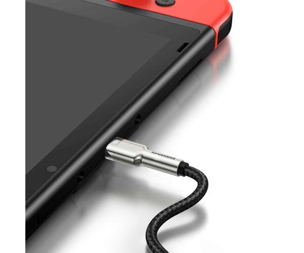 Кабель Data BASEUS Cafule Series Metal Data Cable Type-C-Type-C 100W 1 м Black (06CATJK-C01) - фото 3