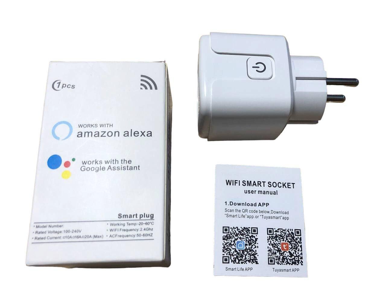 Розетка розумна Socket Wi-Fi SMART з монітором потужності (830459)