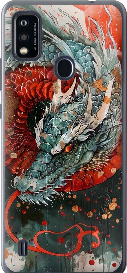 Чехол на ZTE Blade A51 Стихия огня (6101u-2506-42517)