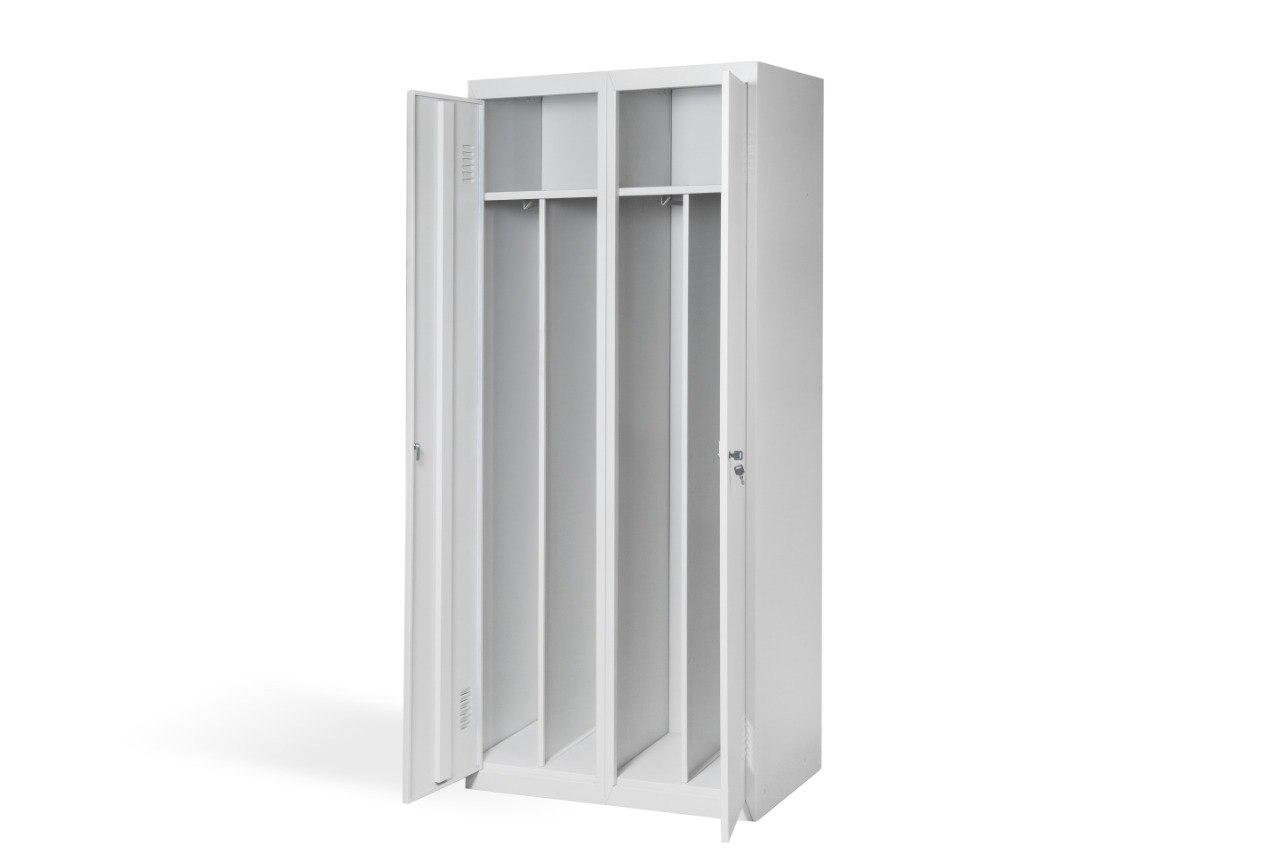Шафа одягова металева ШО 400/2 з перегородкою (30664962) - фото 2 Шафа одягова металева ШО 400/2 з перегородкою (30664962) - фото 2