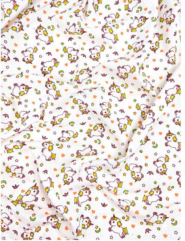 Пеленка ситец Единорожки №12 110х100 см (379-165)