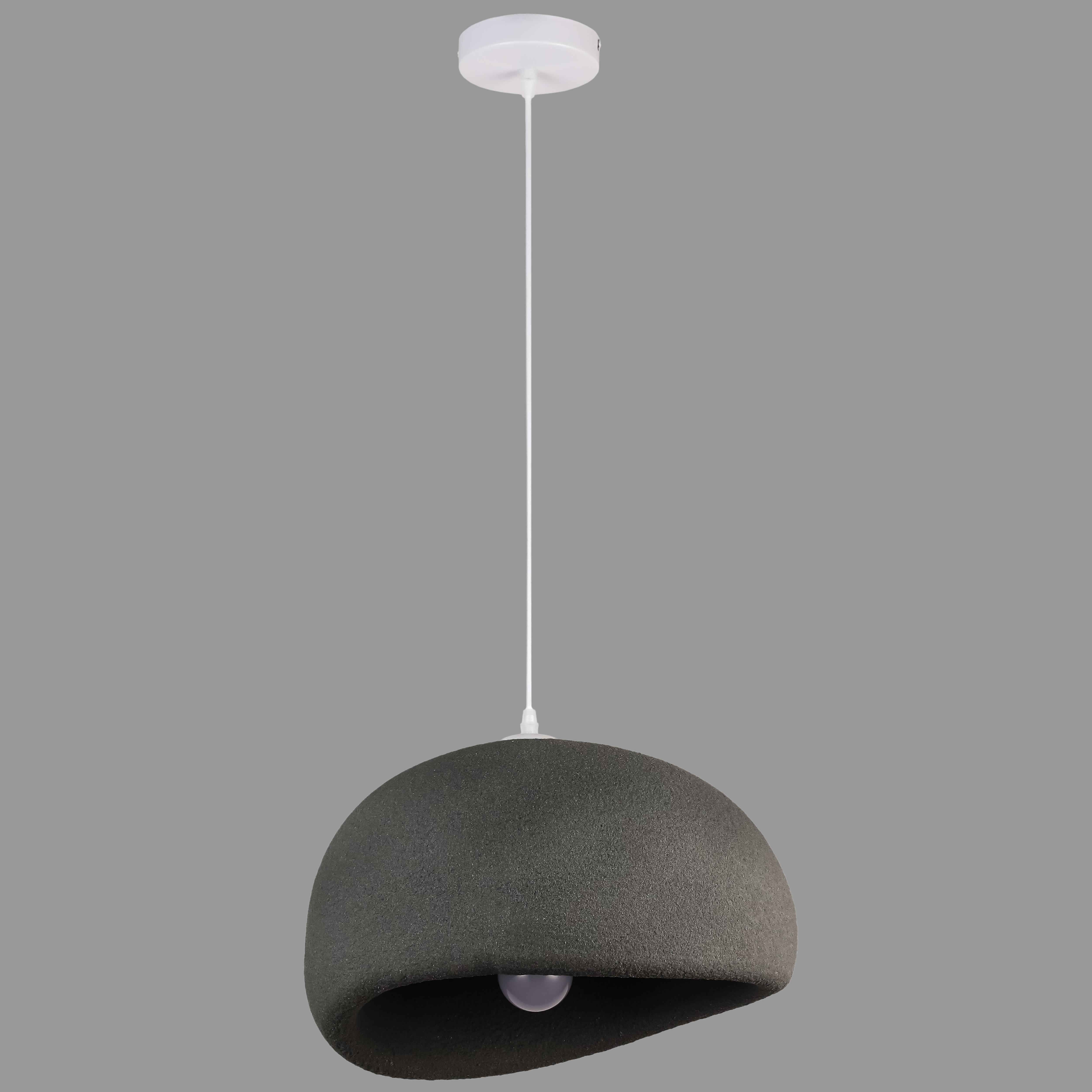 Подвес-люстра гипсовый Облако Ваби Саби 40 см Серый (805-8002-1)