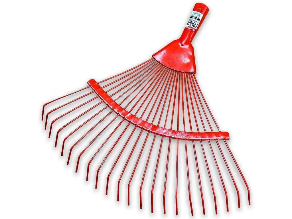 Граблі віялові WoffMann металеві регульовані 22 зуби (1073015)