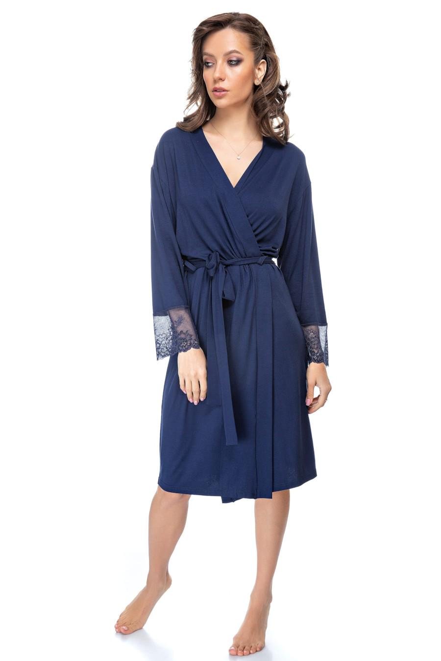 Халат Fleri р. 50 XXL Синий (68091)