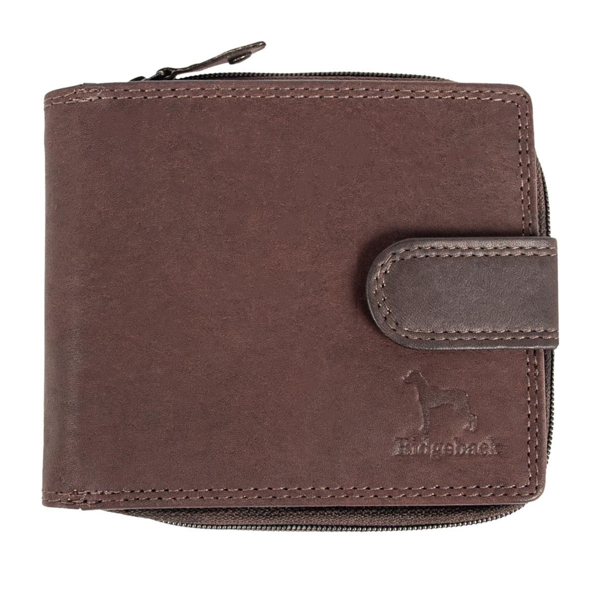 Гаманець шкіряний чоловічий Ridgeback JBNC43MN Brown (JBNC43 BRN) - фото 1 Гаманець шкіряний чоловічий Ridgeback JBNC43MN Brown (JBNC43 BRN) - фото 1