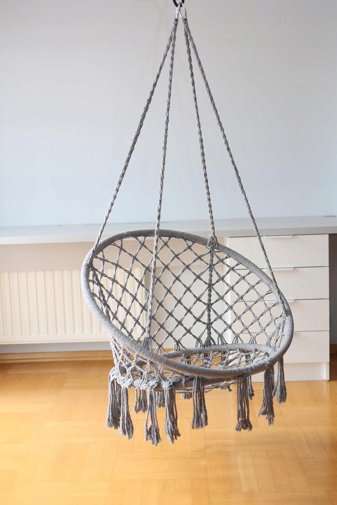 Кресло-гамак подвесное бразильское Bonro B-092 120 кг Серый - фото 14 Кресло-гамак подвесное бразильское Bonro B-092 120 кг Серый - фото 14