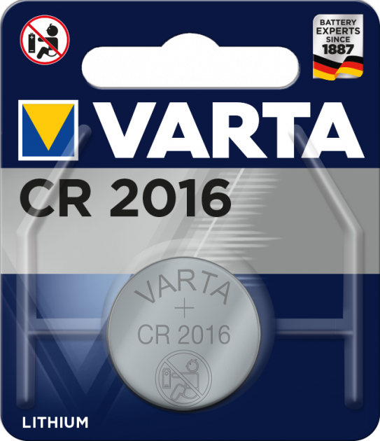 Батарейка литиевая Varta CR2016 (29924499)
