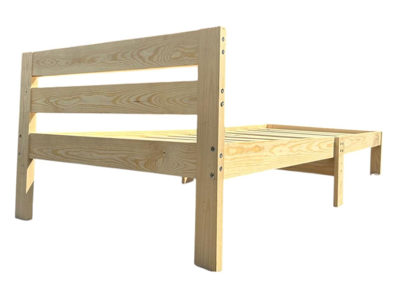 Кровать односпальная деревянная Звездная из массива сосны 90х200 см (26760343) - фото 3
