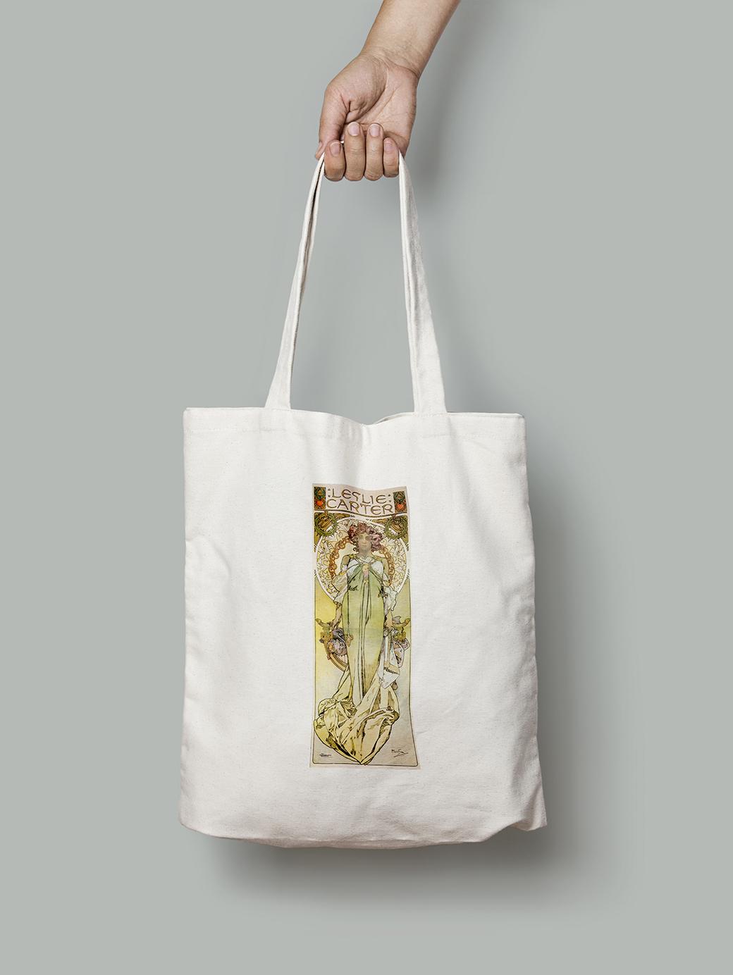 Эко-сумка шопер Лесли Картер Альфонс Муха