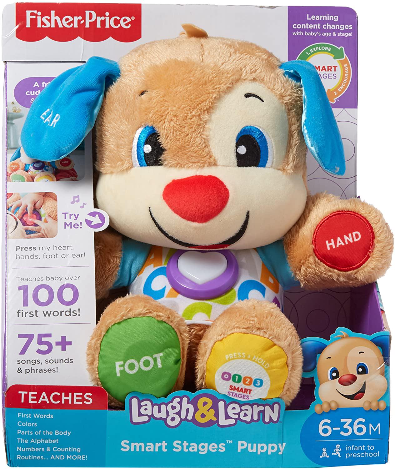 Интерактивная игрушка Fisher Price Laugh&Learn Smart Stages Puppy - фото 2