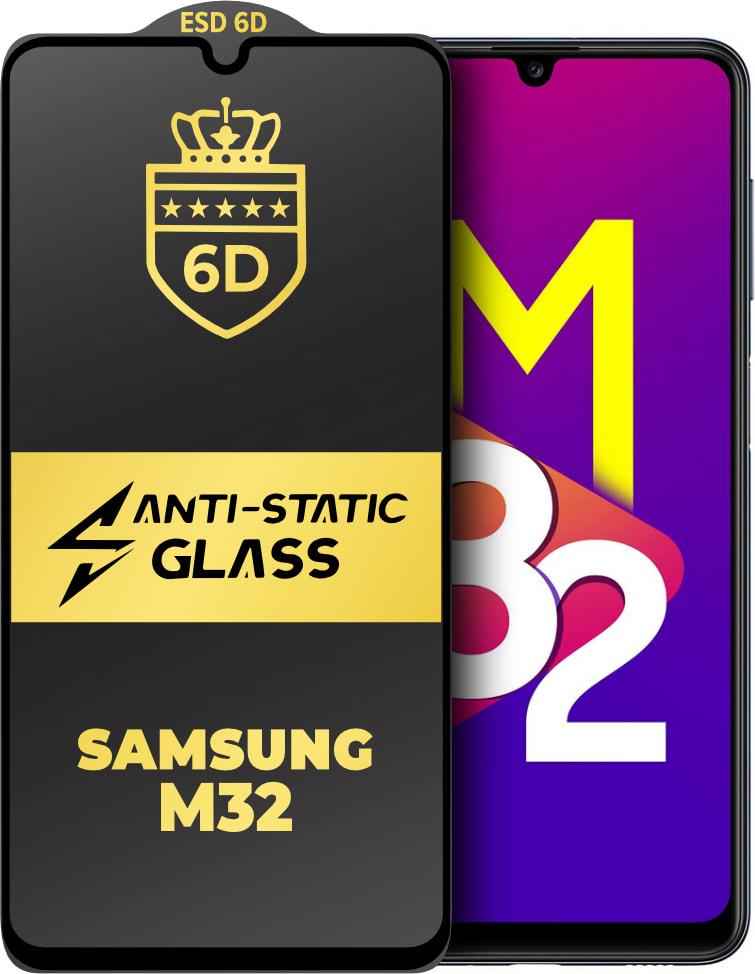 Защитное стекло 6D Anti-Static Samsung Galaxy M32 M325 Glass Shield
