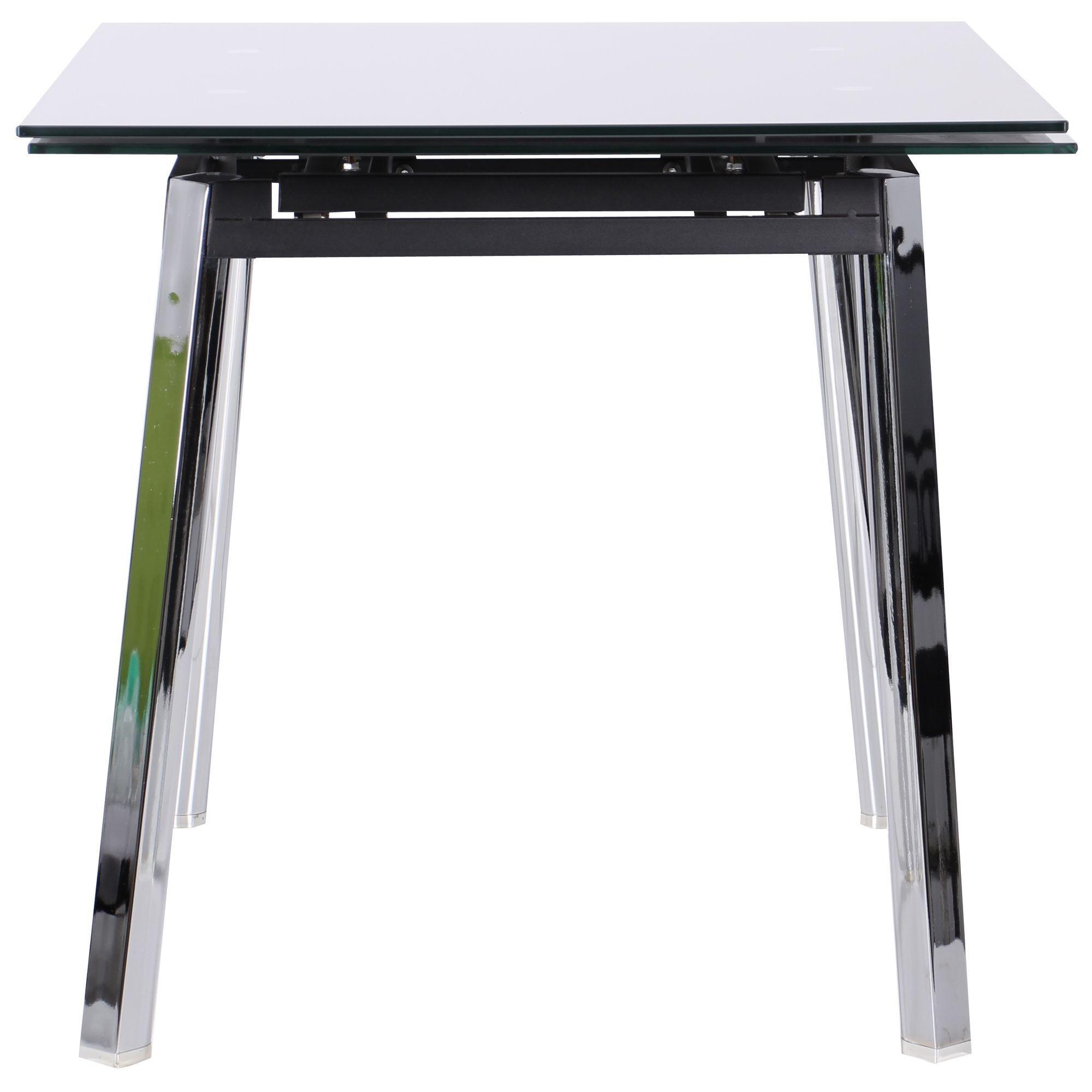 Стіл обідній AMF Holding Вікторія 770х1000+550х800 Хром/Антрацит - фото 3