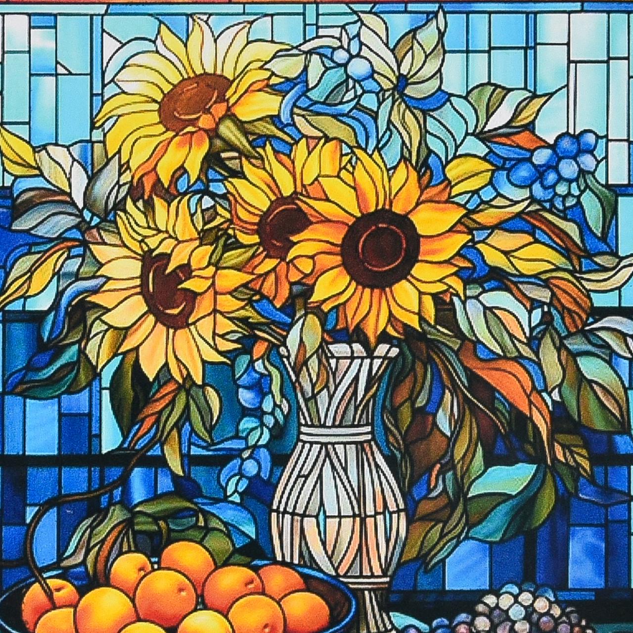 Алмазная мозаика Strateg Солнце в весе не полная выкладка 30х30 см (DEEX16294)