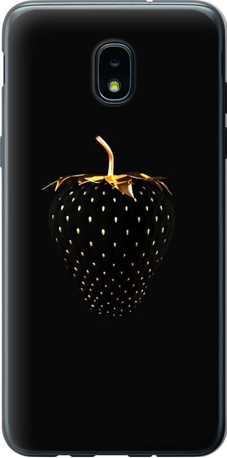 Чехол на Samsung Galaxy J3 2018 Черная клубника (3585u-1501-42517)
