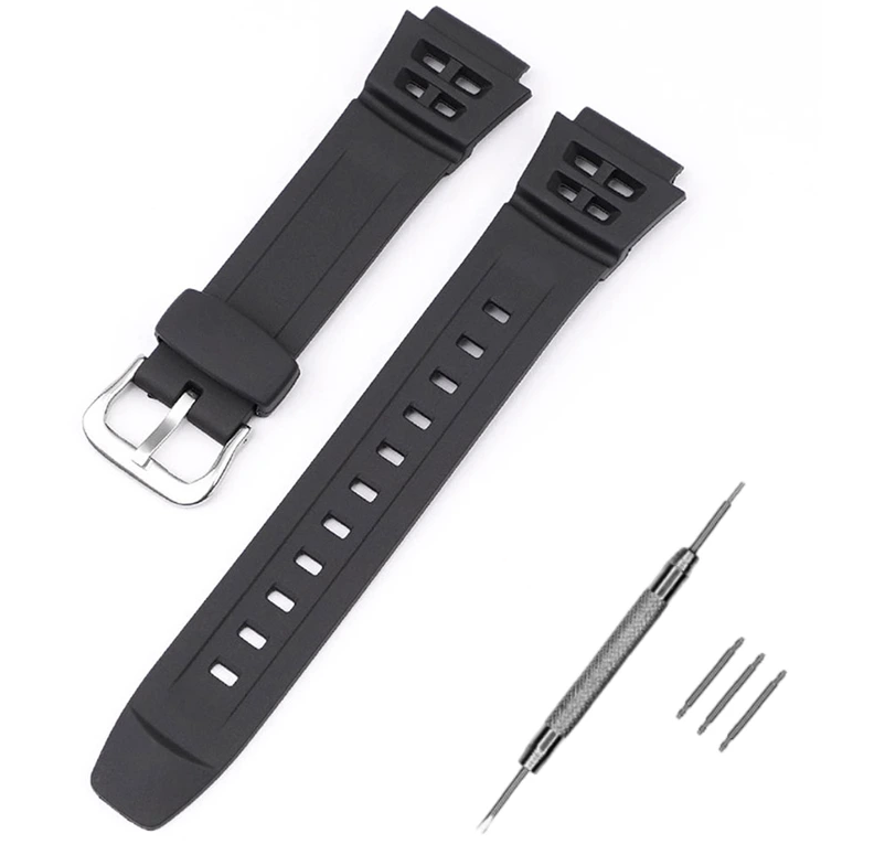 Ремінець для Casio AE-1000W Black SI SI (3903) Ремінець для Casio AE-1000W Black SI SI (3903)