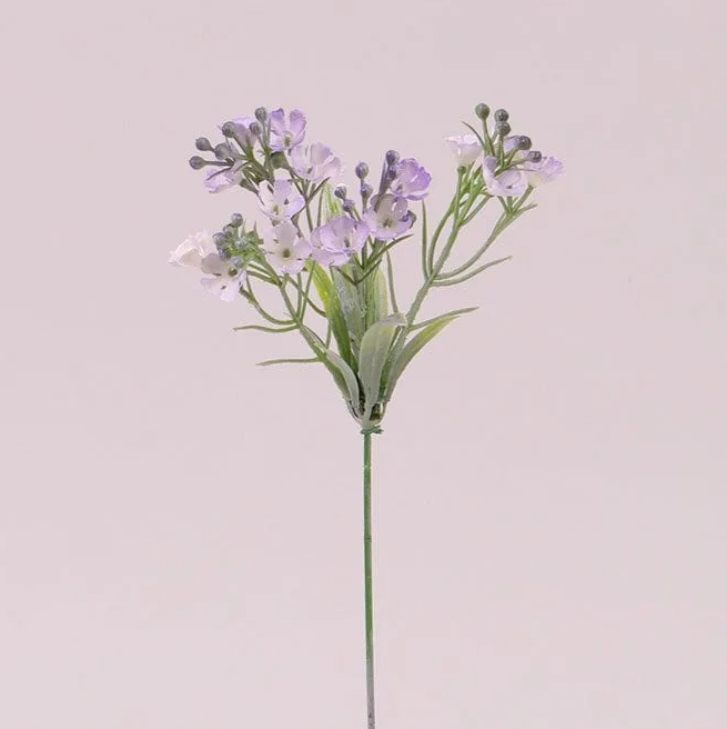 Веточка декоративная Flora с фиолетовым цветом 6 шт. (72861)
