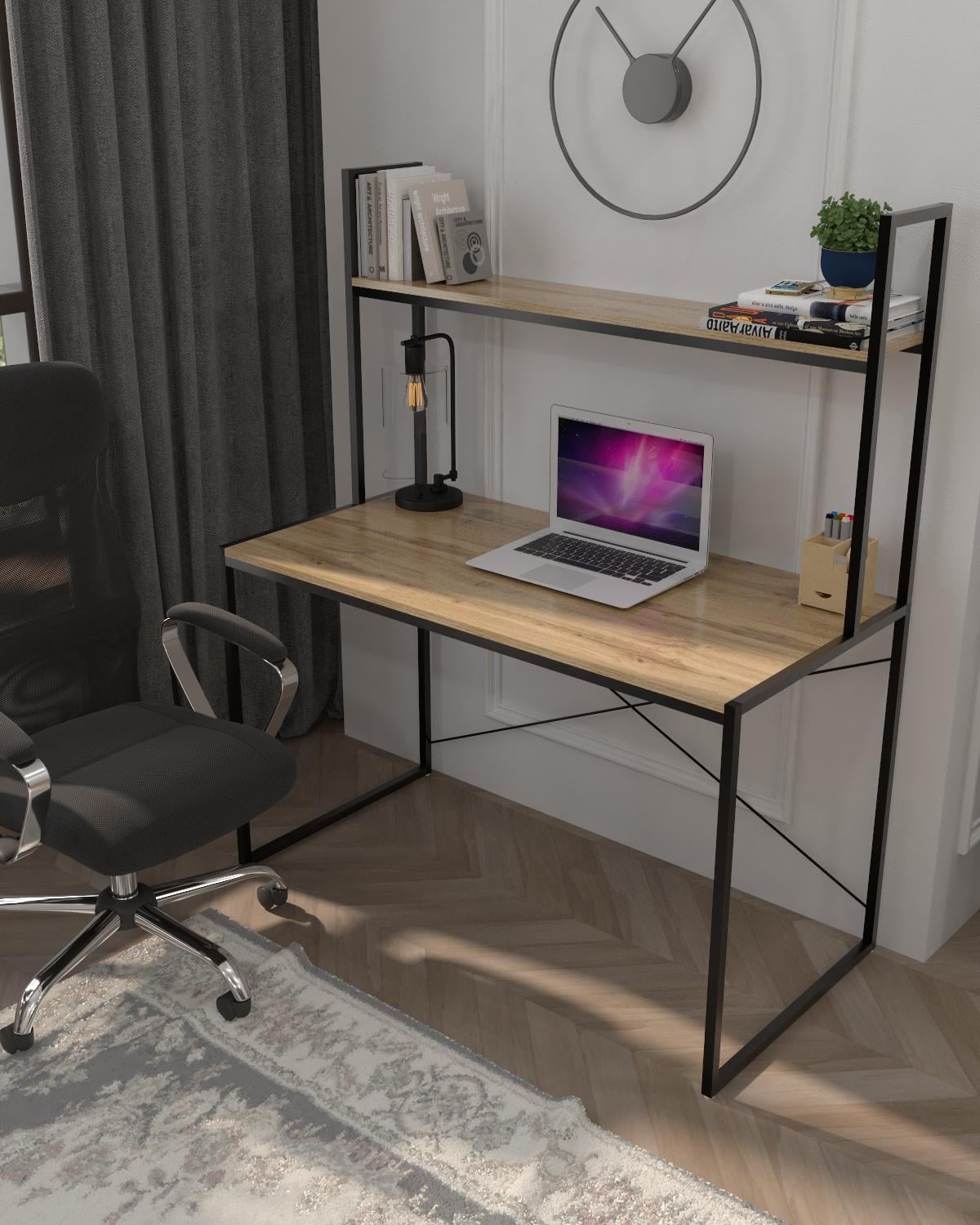 Стол с надставкой письменный EcoLoft DSP-1434-1 в стиле лофт Дуб Аппалачи (DSP-1434-1) Стол с надставкой письменный EcoLoft DSP-1434-1 в стиле лофт Дуб Аппалачи (DSP-1434-1)